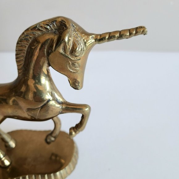 Brass Unicorn figurine. - Picture 4 of 5
